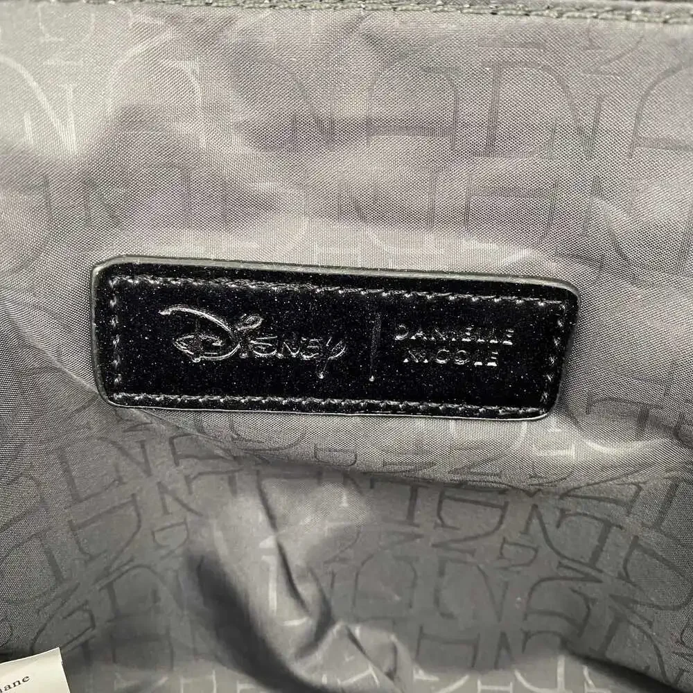 Danielle Nicole Black Glitter Cosmetic Pouch | Disney Gus & Cat